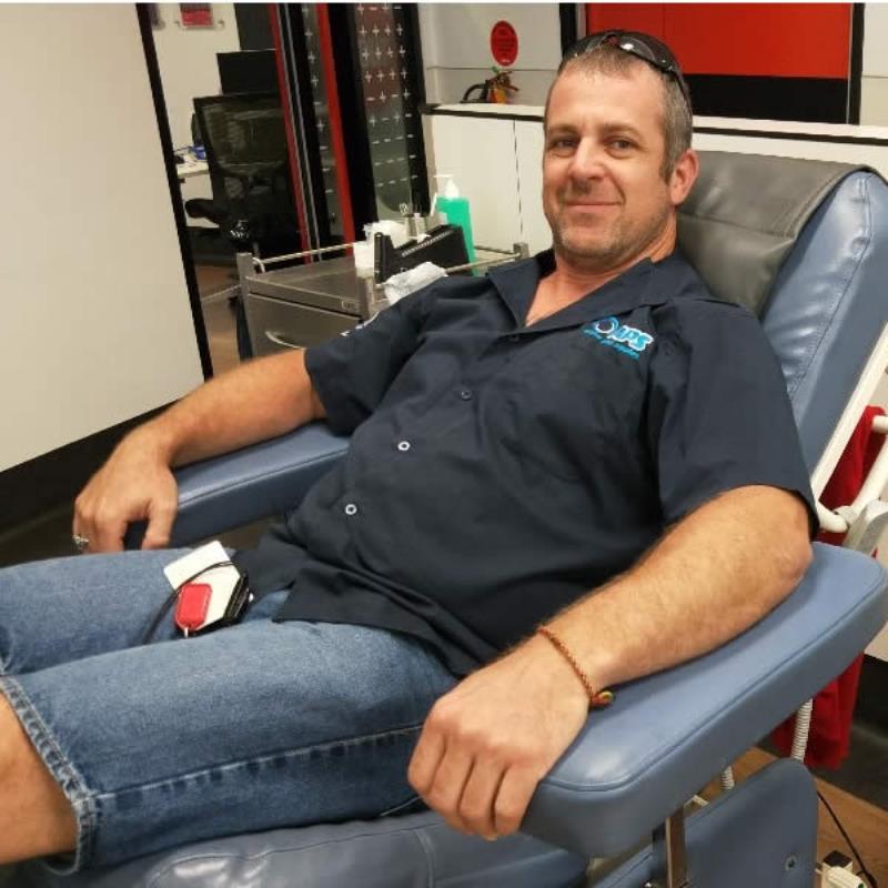 Red Cross blood donation