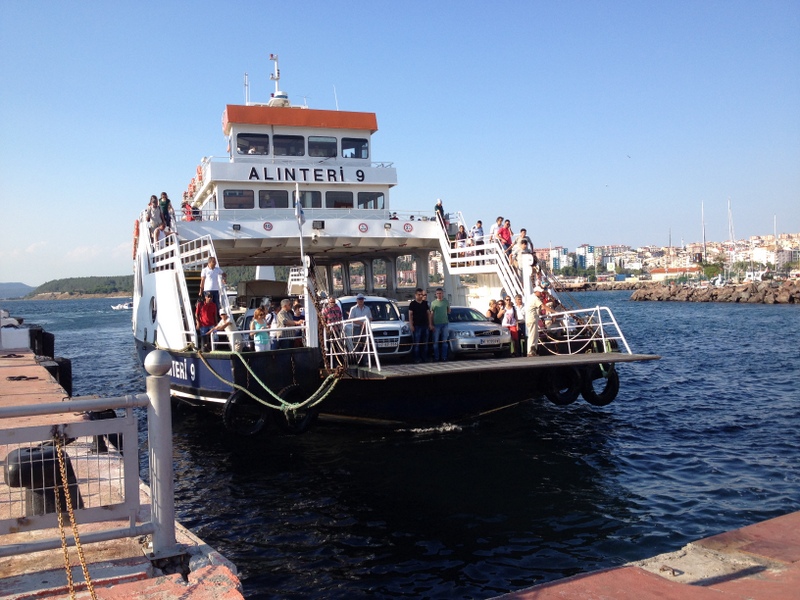 Car ferry from Eceabat 