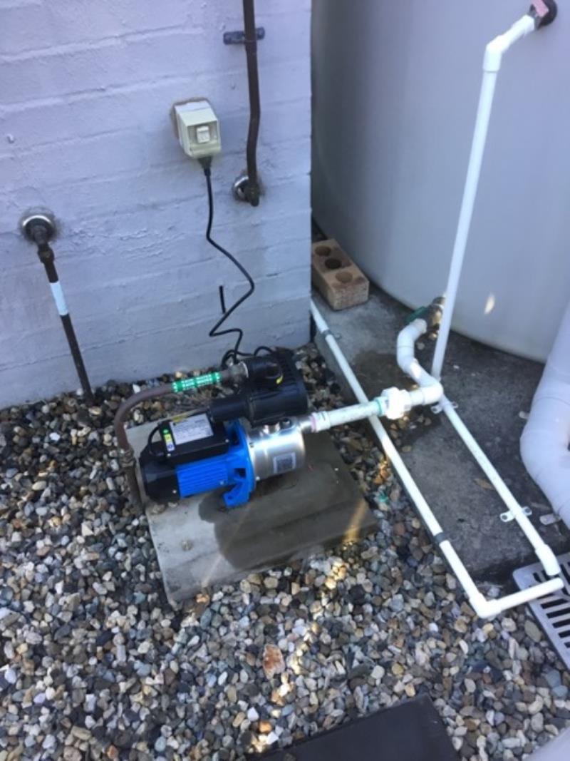 Warner water tank pump replacement
