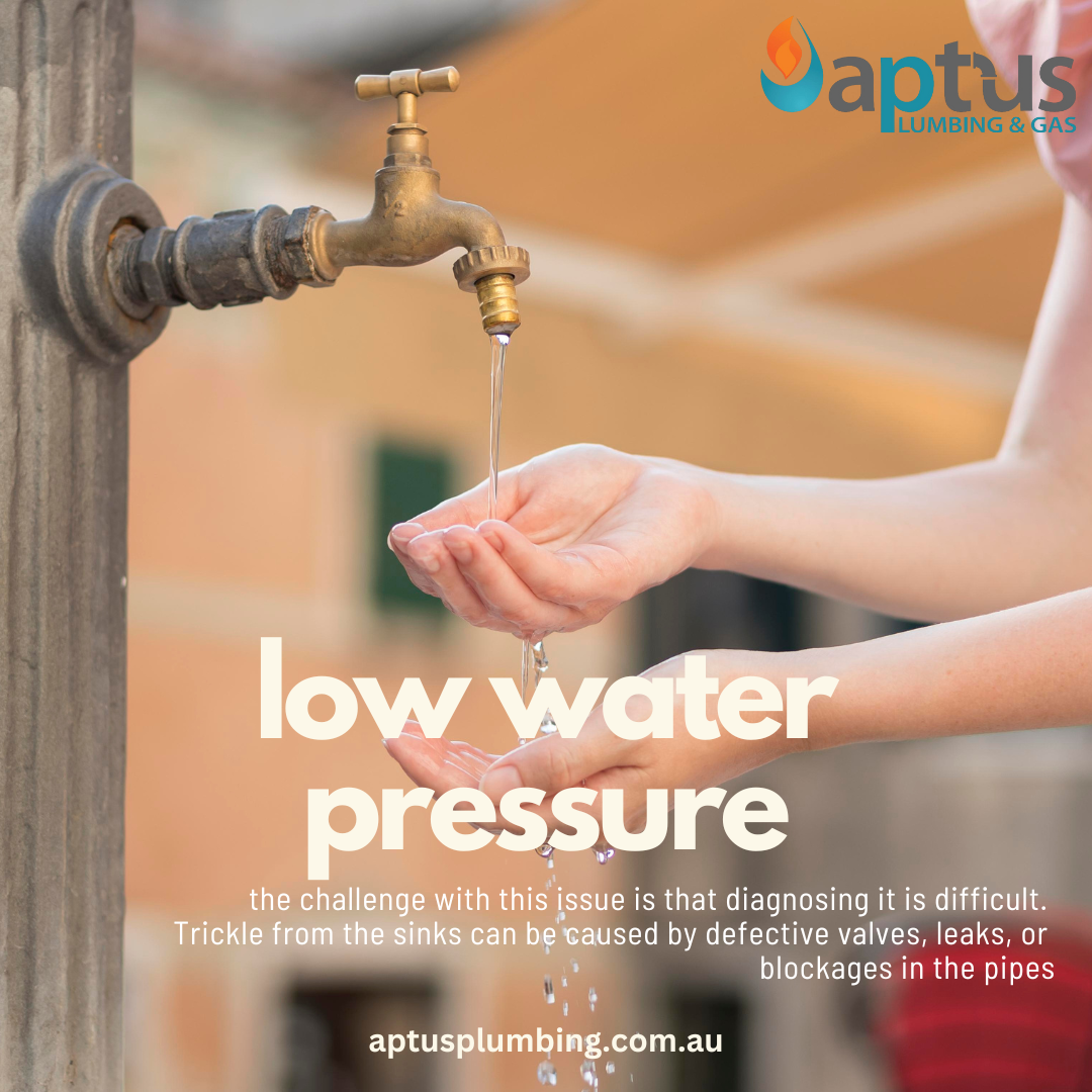 low water pressure