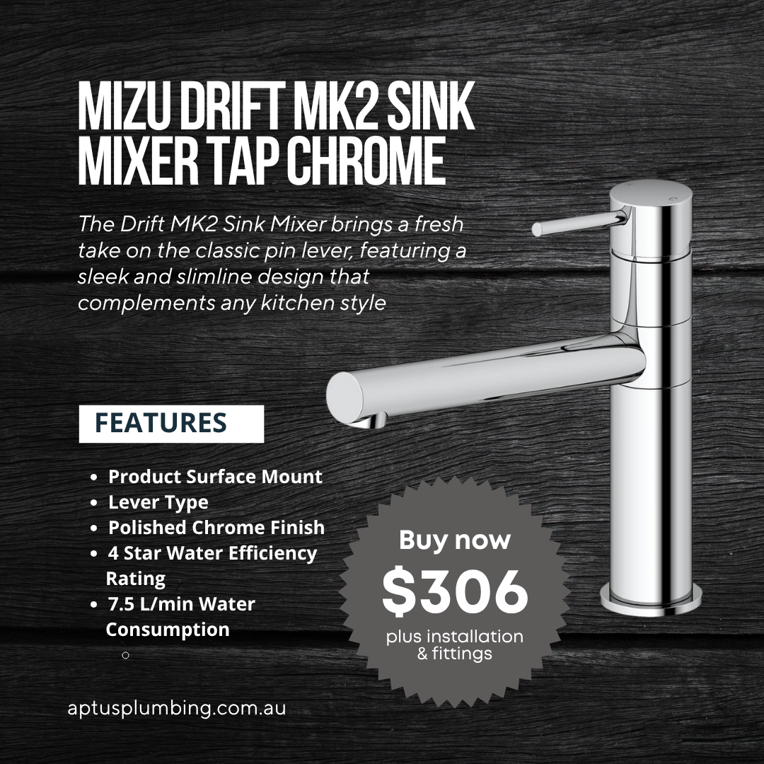 Mizu Drift MK2 Sink Mixer Tap Chrome