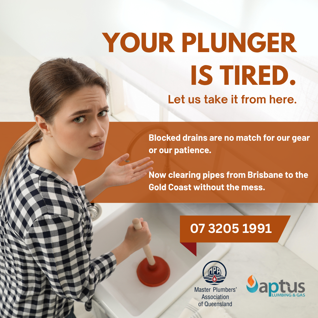 Your plunger is tired.