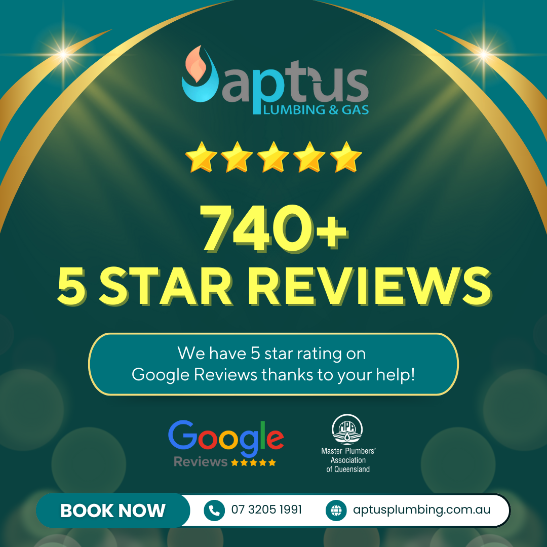 Aptus Plumbing 740+ 5 Star Reviews