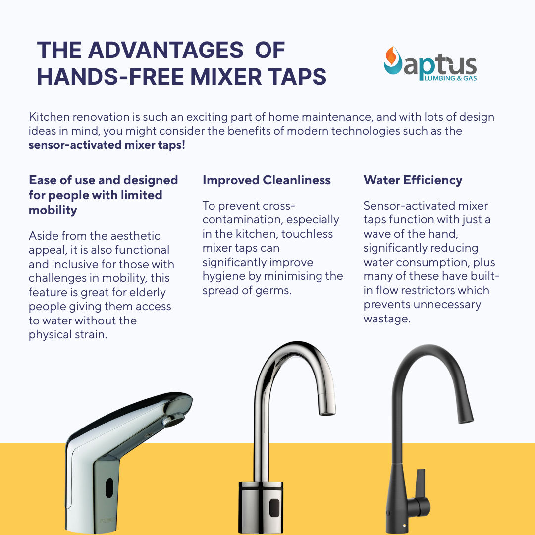 The Advantages of Hands-free Mixer Taps