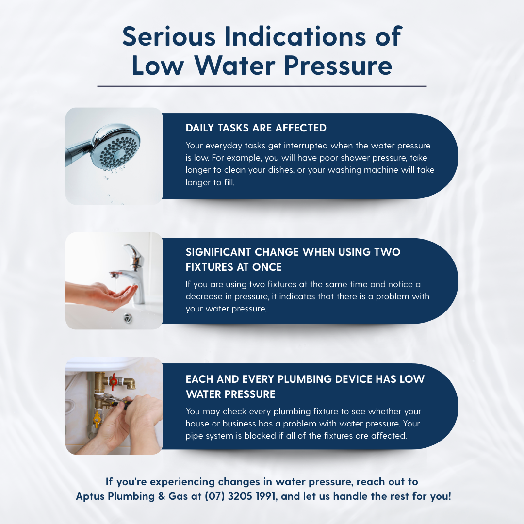 Serious Indications of Low Water Pressure