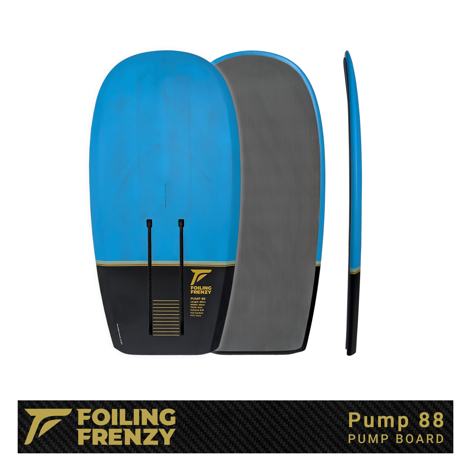 pump foil board 88cm 3cm thin
