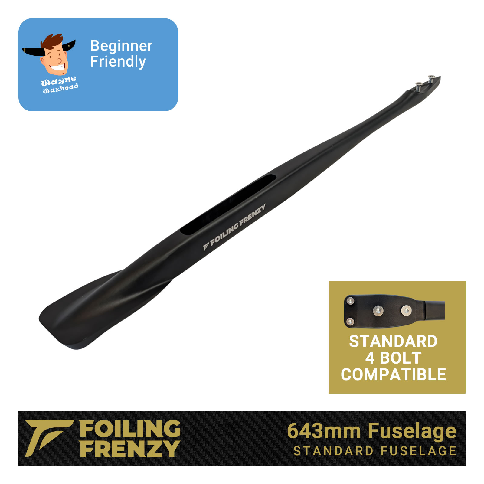 A-Mount compatible hydrofoil 643mm fuselage