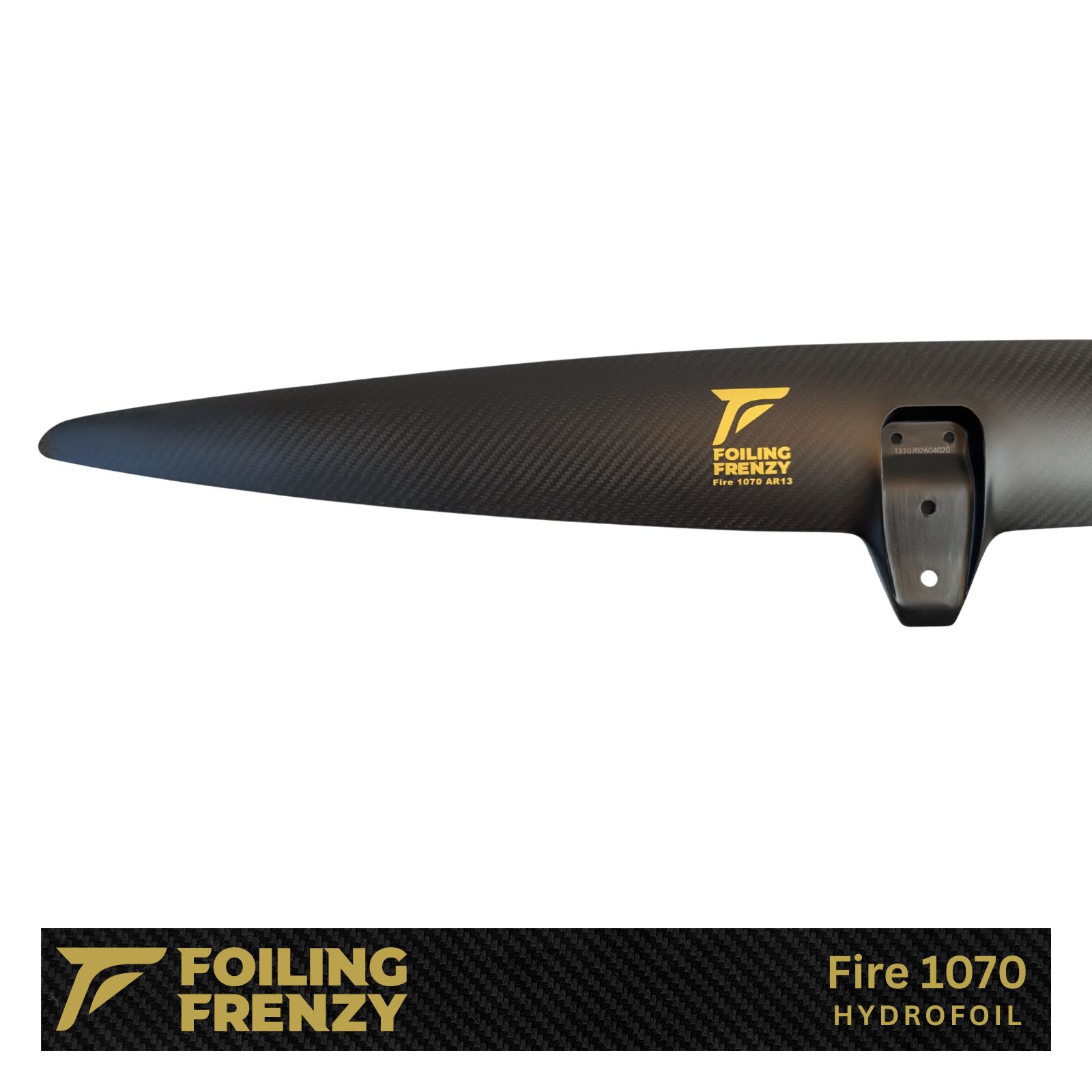fire fireball 1070 hydrofoil compatible mount carbon hydrofoil downwind foiling