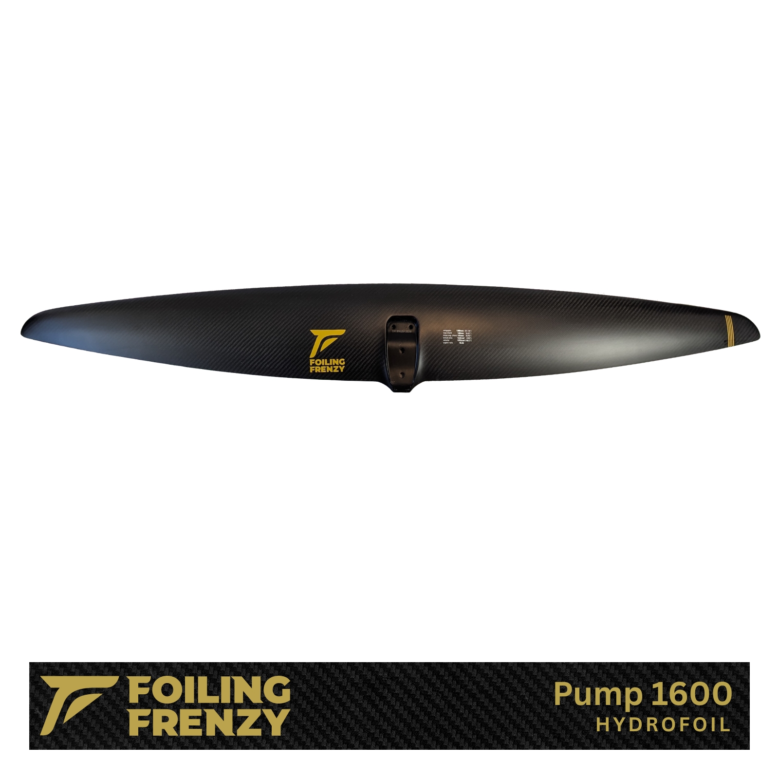 pump 1600 hydrofoil compatible mount carbon hydrofoil downwind foiling