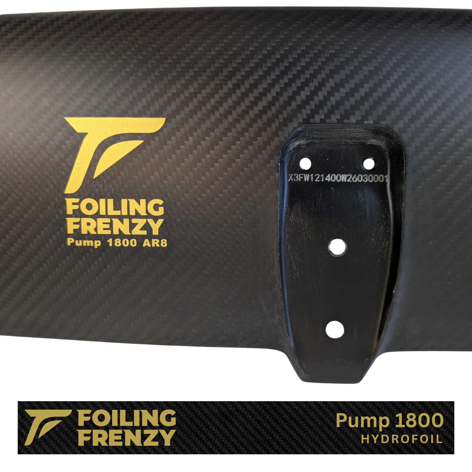 pump 1800 hydrofoil compatible mount carbon hydrofoil SUP foiling
