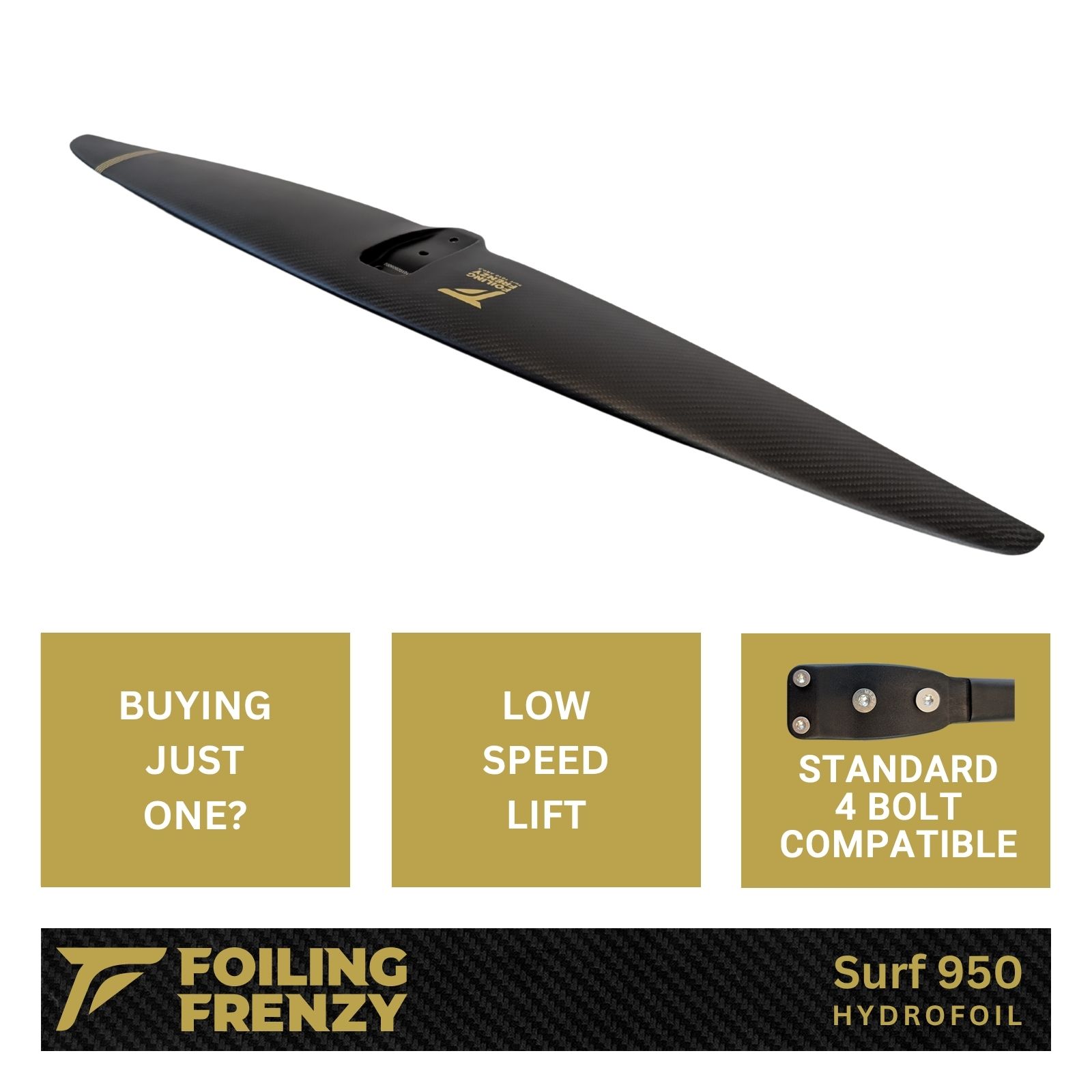 Foiling Frenzy Surf 950 hydrofoil - A Mount standard compatible